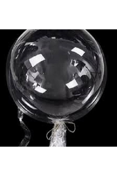 Zanzibar Bobo balon şeffaf 30 inç çift ağızlı 1 adet