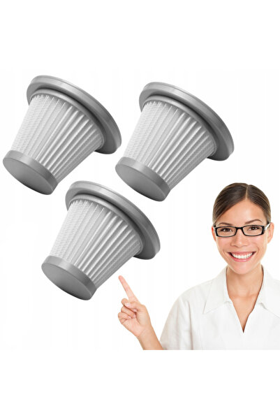 AreoSe Aspirator Filtru 3 Pack. + Perie, Pentru Deerma Dx128C