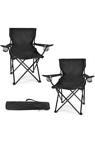 DBR Πτυσσόμενη Καρέκλα για Κάμπινγκ/Ψάρεμα, με Θήκη για Ποτήρι/Μπουκάλι, από ...