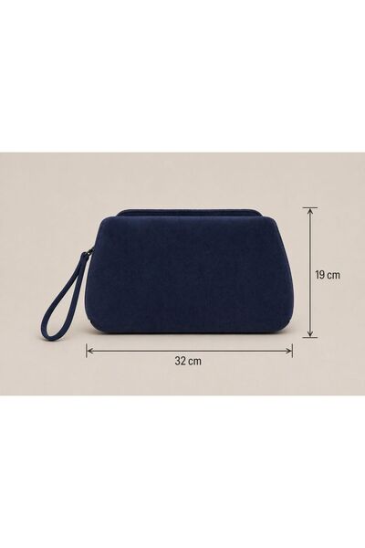 HBS Kadın süet clutch & el çantası bilek askılı