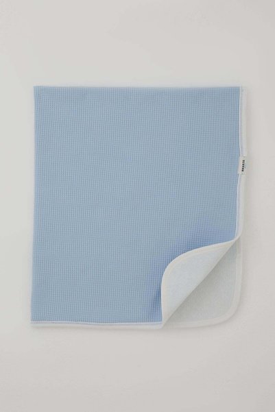 Breeze Newborn Baby Blanket with Sleepy Cloud Embroidery, Standard, Blue