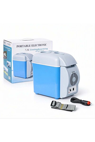 CASA JOY Mini-frigider electric portabil 2-în-1, 7,5 L, funcție de răcire și ...