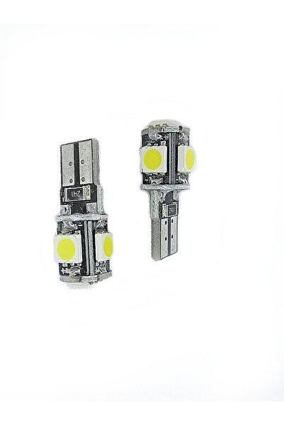 PARADOX SINCE 1992 LED T10 W5W 5 SMD 5050 CANBUS 12V Λευκό Φως Σετ 2 τεμαχίων