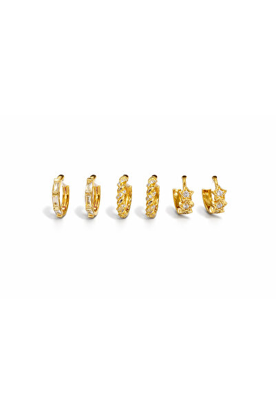 Venus Design Çelik 6lı Set Küpe