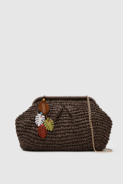 OGGO Hasır Medium Clutch & Çapraz Çanta