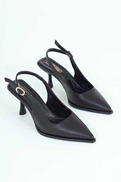 NiceDiffer Γυναικείο βραδινό φόρεμα με χρυσή αγκράφα και μυτερή μύτη, τακούνι...