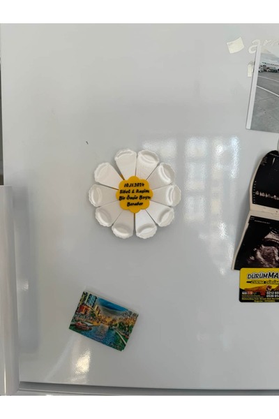 Atelye.store (50adet)Çiçek Tasarım Mandallı Magnet – Kına / Nikah / Sünnet He...