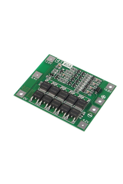 zerzembe Geliştirilmiş 4S 40A 16,8V Li-ion Lityum Pil Koruma Kartı PCB BMS Şa...