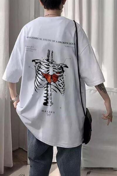 Karakedi Λευκό Χάλσεϊ - Ανατομική Μελέτη Μιας Σπασμένης Ψυχής Γοτθικό Unisex ...