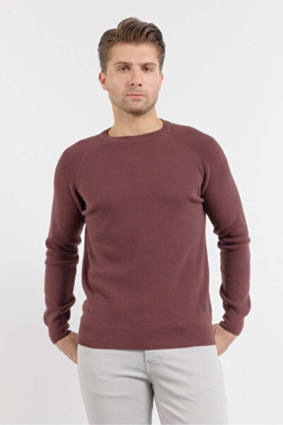 İmza Μακρυμάνικο πουλόβερ με λαιμόκοψη με πέτσα, χωρίς τσέπες, κανονική εφαρμ...