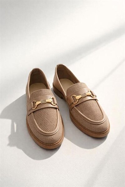 Difolia Γυναικεία παπούτσια Marie Nud Knitwear με μεταλλική αγκράφα Γυναικεία...