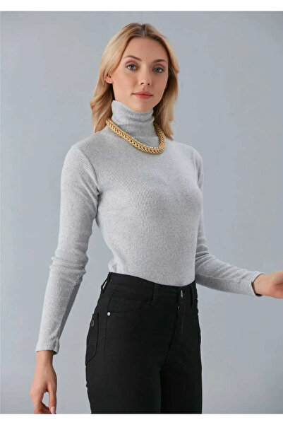 BİGÜMEX Μαύρο Πουλόβερ Ζιβάγκο με Κασκόλ, Στράπλες, Στενή Γραμμή