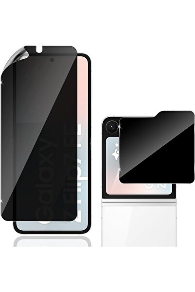 aheaks Galaxy Z Flip 7 FE/ Flip7 FE 5G Hayalet Ekran Koruyucu, İnce Jelatin F...
