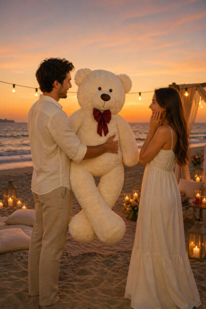 Özgüner Oyuncak 200160 Large Size Plush Teddy Bear - Special Romantic Teddy B...