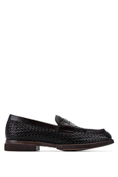 Tamer Tanca Men's Genuine Leather Brown Classic Shoes