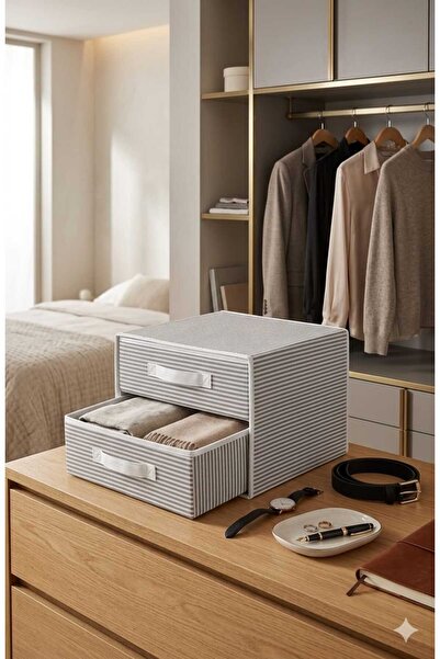 Funny Life Premium Οργανωτής Πολλαπλών Χρήσεων με 2 Συρτάρια και Ρίγες