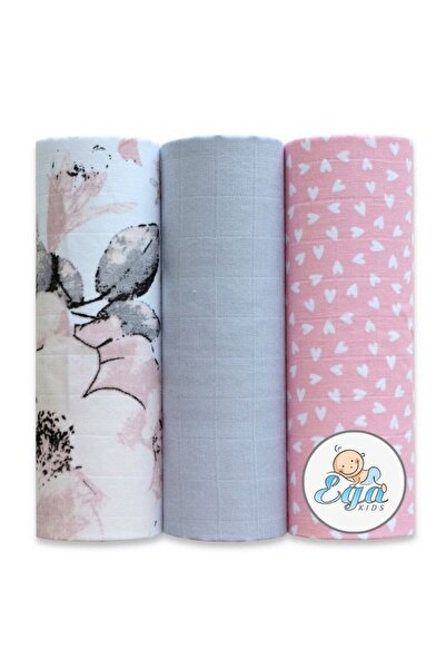 EgaKids Set 3 scutece din bumbac 60x80 cm model No10