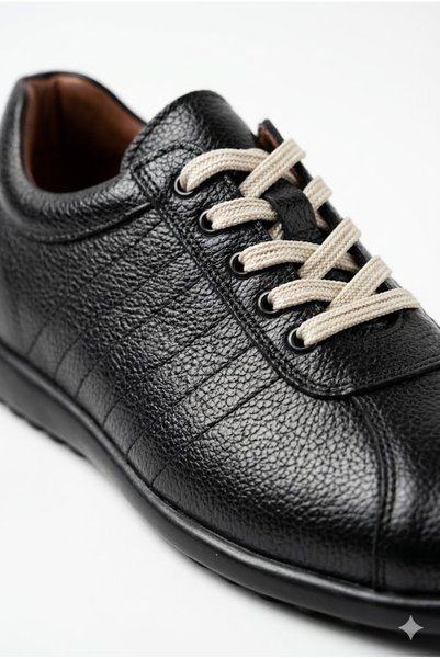 PLATTO MODA Genuine Leather Rubber Sole Men's Shoes – Soft Texture, High-End Comfort