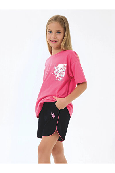 U.S. Polo Assn. ΚΟΡΙΤΣΙΣΤΙΚΟ ΣΕΤ ΣΟΡΤΣ ΣΕΡΒΙΤΟΡΟΥ - ΡΟΖ