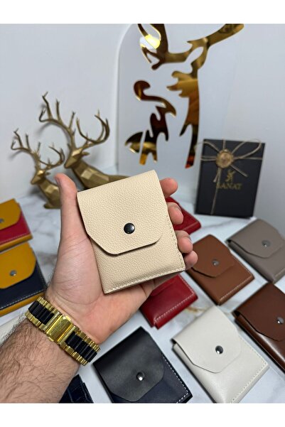 SANAT 100% Γνήσιο Crazy Leather Χειροποίητο Μινιμαλιστικό Πορτοφόλι - Πορτοφό...