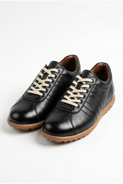 PLATTO MODA Genuine Leather Rubber Sole Men's Shoes – Soft Texture, High-End ...