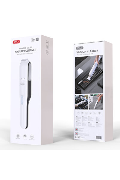 AUDIOX Преносима прахосмукачка за кола, XO (CZ020), 5000mAh, Бяла