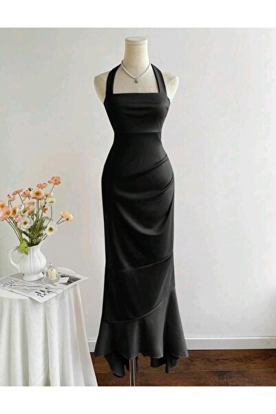 Bracha Μάξι φόρεμα με δέσιμο στο λαιμό και βολάν