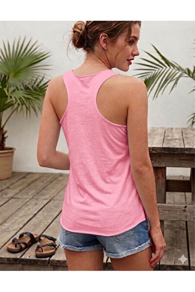 BW Bravely Wear Women's Slim Fit Plain Swimmer Model Strap T-Shirt