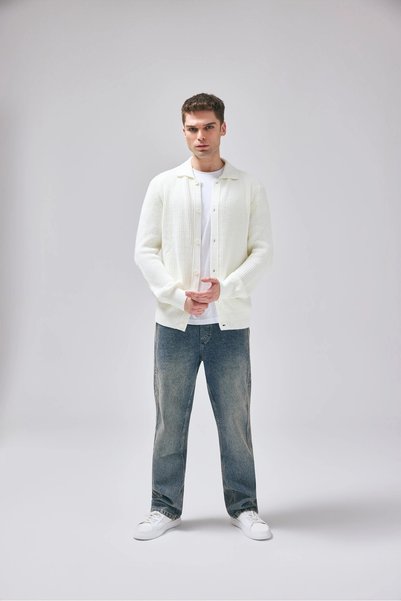 MARDA Knitwear Buttoned Cardigan