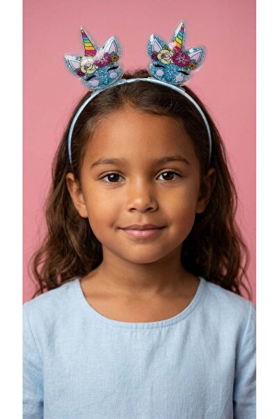 Katia&Bony Κοριτσίστικο 3D Μονόκερος με Γκλίτερ Μπλε Στέμμα