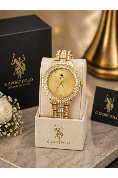 G Sport POLO Simple and Stone Detailed Women's Wristwatch (Special for Mother...