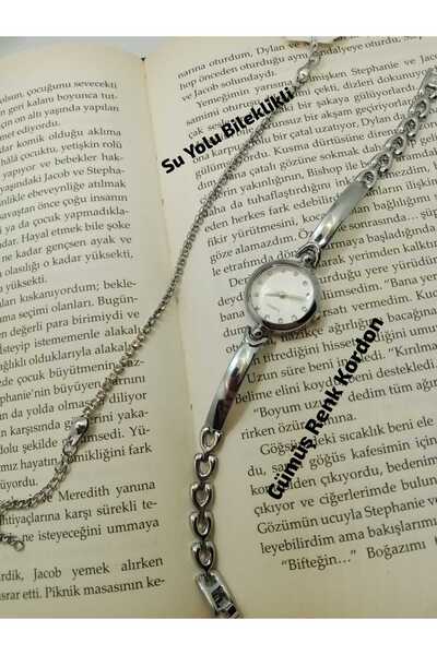 Brality Vintage Model - Silver Color Bracelet Design - Women's Wristwatch (Wa...