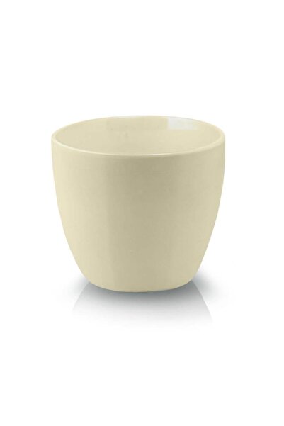 Floraria Tria's Ghiveci ceramica - mic - Crem