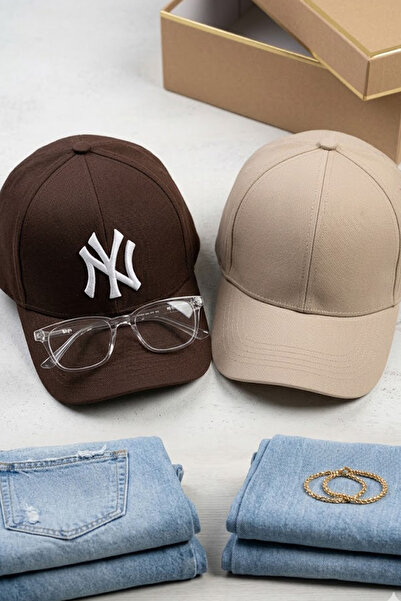 Ritagarcia Unisex Σετ 2 τεμαχίων: 1 Κεντημένο καπέλο & 1 Απλό Βασικό Ρυθμιζόμ...