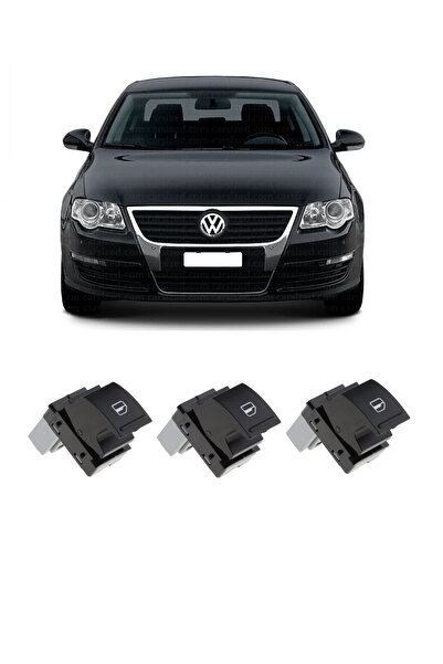 cme parts Volkswagen Vw Passat B6 2006-2011 Uyumlu Sağ Ön + Arka Yolcu Cam Aç...