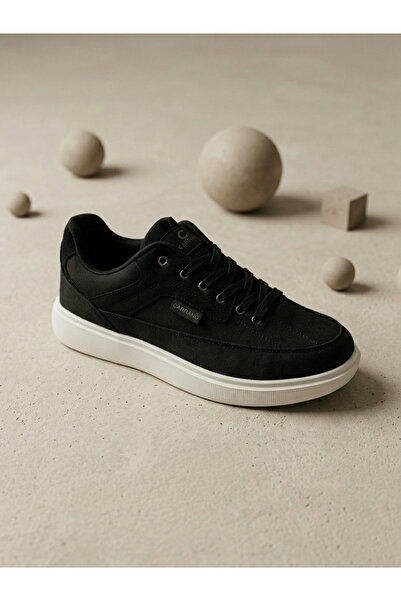 Elit Ανδρικά αθλητικά παπούτσια Carrano 499 Black Linen Ultra Light