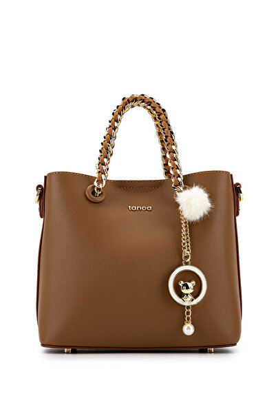 Tamer Tanca Women's Faux Leather Tan Handbag