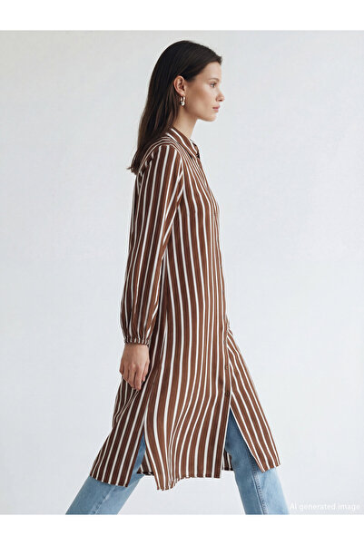 LC Waikiki Striped Women's Shirt Tunic