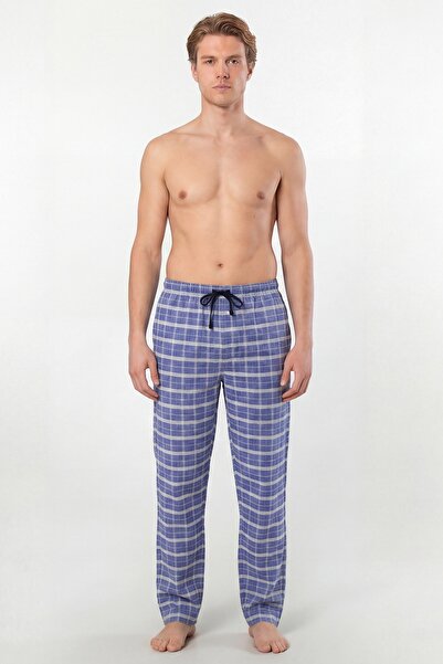Cacharel Ανδρικές καρό υφαντές πιτζάμες με μονό παντελόνι, 95% βαμβάκι, 5% ελ...