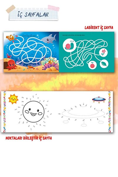 Harika Çocuk Yayınları Mimo ile Öğreniyorum 3 - 6 Yaş Okul Öncesi Etkinlik Seti 8 Kitap Eğitici Aktivite Kitapları