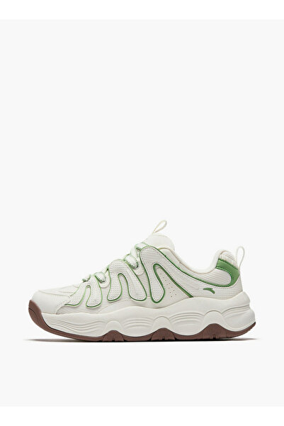 Anta Women Lace-Up Ankle Sneakers - MILKSHAKE V2