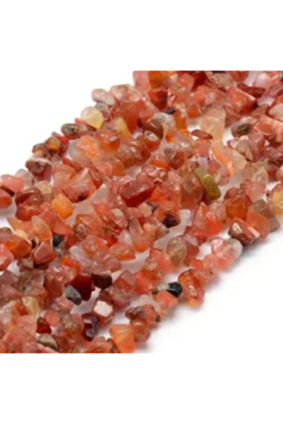 GemSale Mărgele agat carneol chipsuri 5-8mm 85cm