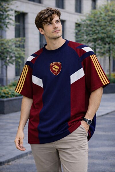KUN SPORTSWEAR Ρετρό νοσταλγία premium μπλουζάκι με ραφές oversize unisex "