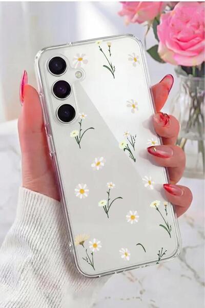 3GEN CASE Samsung Galaxy A25 Uyumlu Lüx Desenli Şeffaf Silikon Kılıf