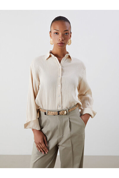 LC Waikiki Textured Women's Shirt
