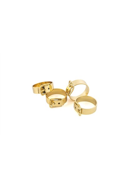 Mikasa Moor Χρυσό Δαχτυλίδι Χαρτοπετσέτας 4 τεμαχίων