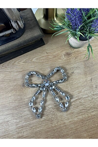 jasmina store Kristal taşlı yapışma fiyonk aplik