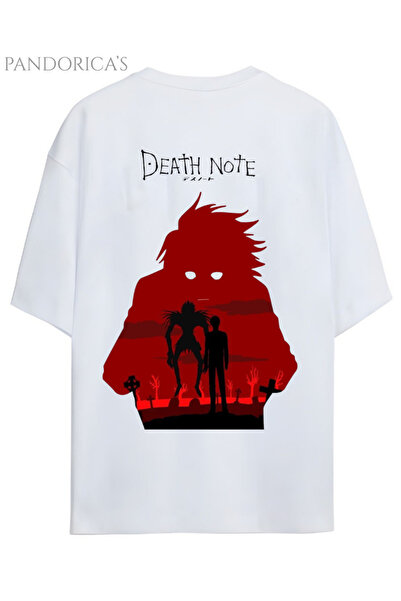 Grafftee Clothing DEATH NOTE ANİME TASARIM SERİSİ RYUK VE KİRA SIRT BASKILI Y...