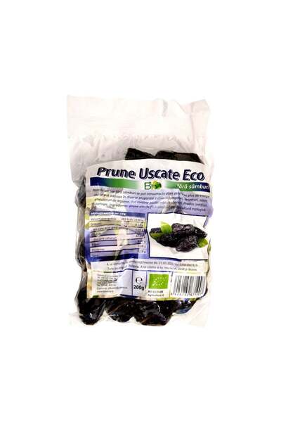 Biovicta Βιολογικά αποξηραμένα δαμάσκηνα, χωρίς κουκούτσι, 200γρ.