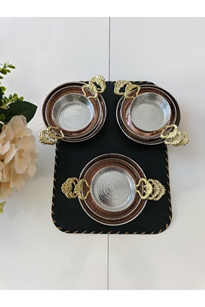 BARITCIOGLU Copper Pan Sahan Omelet Egg Breakfast Set